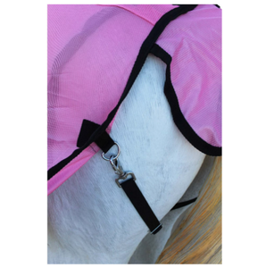 U Shape Horse Rug Solid Color Polyester Fabric No Filling Double Front Chest Closures Medium Tail Flap Outdoor Training Use - Product Image 4