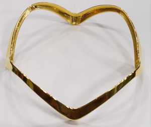 Brazalete Abierto de Oro de 18K con Diseño de Ondas, Joyería de Moda para Mujer, Ideal para Fiestas - Product Image 3