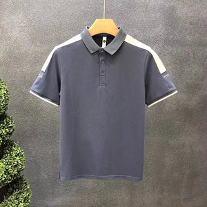 เสื้อโปโลผู้ชายแฟชั่นใหม่ พรีเมียมคอตตอน ผ้าถักแบบสั่งทำพิเศษ ไซส์ใหญ่ - Product Image 1