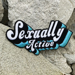 Wholesale Ocean Wave Embroidery Patches Premium Chenille Iron On Fabric Patches for <b>Jackets</b> Hats Backpacks Vests Clothing - Product Image 5