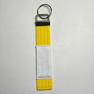 Llavero con Bloques de Color Azul y Blanco, con Anillo Metálico, Poliéster Resistente, Accesorio de Artes Marciales Unisex para Adultos - Product Image 4
