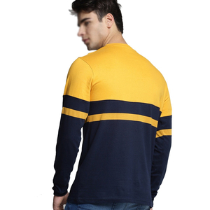 T-shirts pour hommes en toile 100 % coton, manches longues, respirants, écologiques, unis, vente en gros, imprimés, fabriqués au Pakistan – Meilleures ventes - Product Image 2