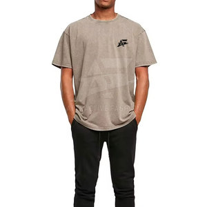 T-shirt décontracté effet délavé au soleil avec texture lisse – Confortable et idéal pour le style de vie - Product Image 2