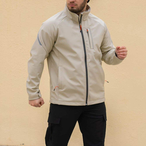 Chaqueta Softshell Cortavientos para Hombre, Resistente al Agua, Transpirable, con Cuello Alto, Chaquetas Soft Shell para Hombre - Product Image 6