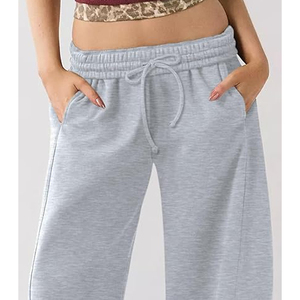 Pantalon de survêtement ample pour homme, coupe baggy, jambe large, style streetwear, impression personnalisée, broderie, fournisseur OEM - Product Image 5