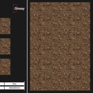 Azulejos de Pared de Cerámica Brillante de Primera Calidad, Contemporáneos, de 300x600 mm, Decoración Elegante para Paredes Interiores de Baños y Cocinas - Product Image 1