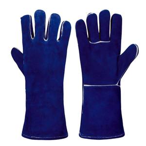Guantes de Seguridad para Soldador Profesional, Resistentes al Calor y las Llamas, de Cuero, para Aplicaciones Industriales de Soldadura - Product Image 2
