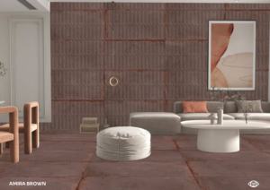 กระเบื้องพอร์ซเลนเคลือบเงาพรีเมียม ขนาด 600x1200 มม. 60x120 ซม. 24x48 นิ้ว รูปแบบขนาดใหญ่ สำหรับตกแต่งพื้นผิวภายในบ้านสมัยใหม่ - Product Image 4