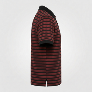 เสื้อโปโลผู้ชายทรงหลวม แขนสั้น ระบายอากาศได้ดี สีพื้น ดีไซน์โดดเด่น - Product Image 3