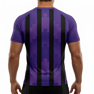 Camiseta Deportiva de Compresión para Hombre, Secado Rápido, Transpirable, para Correr, Gimnasio, Cuello Redondo, Corte Corto, Verano - Product Image 2
