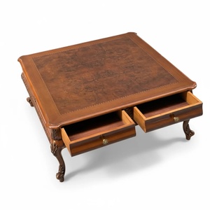 Antique Coffe Table Made Of <b>Solid</b> Teak <b>Wood</b> High Quality With Dark Brown For Living Room Use. - Product Image 3