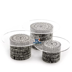 Ramadán Eid Madre de perla Soporte de pastel para chocolates Madre de perla Soporte de pastel Bandeja acrílica Precios a granel de Vietnam - Product Image 1