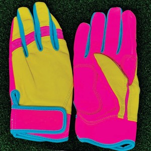 Yellow Full Finger Polyester/Cotton Safety <b>Gloves</b> with Camouflage Pattern Hook Loop Closure Waterproof Breathable Outdoor Unisex - Product Image 4