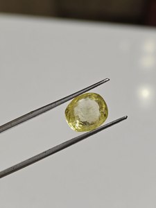 Zafiro Amarillo de Alta Calidad de 7.40 ct, Forma Ovalada, Gema Natural para Joyería al por Mayor - Product Image 6