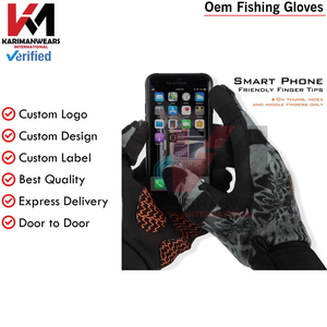 Guantes de Pesca OEM con Correa Ajustable para Pescadores, Guantes de Pesca sin Dedos OEM al por Mayor para Deportes al Aire Libre de Verano - Product Image 3
