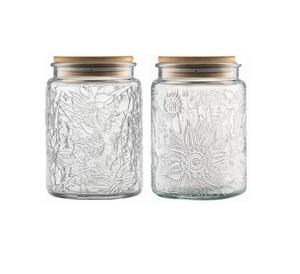 Recipientes de Vidrio para Almacenamiento con Tapa, Frascos para Dulces con Tapa, Recipientes de Vidrio para Almacenamiento de Alimentos para la Cocina, la Encimera y el Despensa - Product Image 2