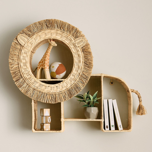 Étagère décorative en rotin en forme de lion pour organiser livres et jouets, vente en gros du Vietnam - Product Image 1
