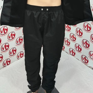 Men's Color Block <b>Mock</b> <b>Neck</b> Zip Up Hoodie & Pants Windbreaker Sets Boy's Casual Flexible Drawstring Loose Nylon Tracksuits OEM - Product Image 6