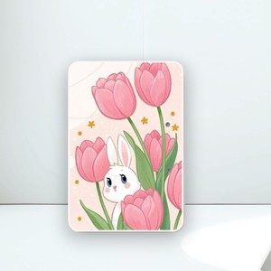 Tuiles à cils en plastique personnalisées en forme de losange avec motif chat mignon pour extensions de cils, cils magnétiques en acrylique - Product Image 6