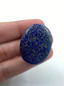 Piedra Preciosa Natural de Lapislázuli Azul, Corte Ovalado, 65.85 Quilates, 22x30mm, para la Elaboración de Collares - Product Image 3