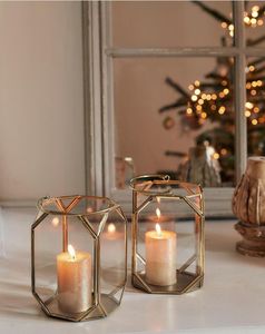 Metal Black <b>Lantern</b> with Glass <b>Small</b> - Product Image 5