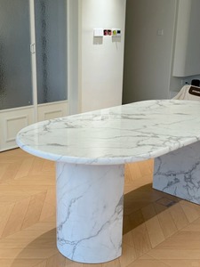 MiyaStone - Losa de Cuarzo Blanco Carrara Artificial Impresa en 3D al por Mayor para Proyectos de Decoración de Interiores - Product Image 3