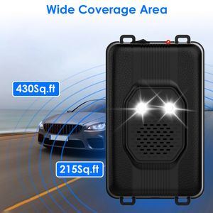 Confezione da 2 Repellenti Ultrasonici per Roditori da Sottocofano con Luce Stroboscopica per Interni, Strumento per il Controllo dei Roditori e la Pulizia dell'Auto con 3 Potenze - Product Image 3