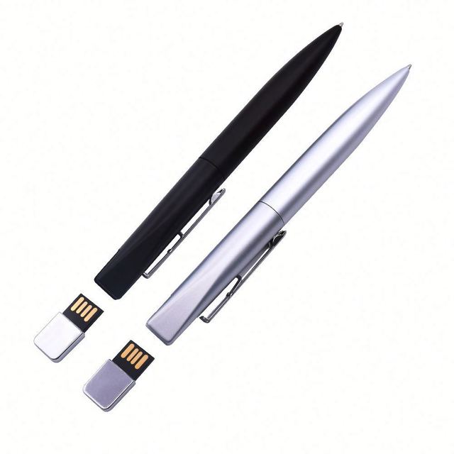 Hot Selling Promo Pen Shape USB Flash Drive 16GB-128GB Custom Logo & Colors Multifunction Promotional Gifts ABS