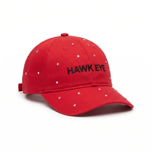 Gorra de Béisbol Bordada con Pedrería al por Mayor, Gorra con Visera de Color Sólido para Uso Diario en Primavera y Otoño - Product Image 1