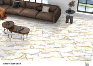 Carrelage en porcelaine velours brillant 600x1200mm 60x120cm 24x48 pouces, surface décorative de luxe - Product Image 4