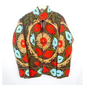 Chaqueta Cotrise Elegante Bordada de A2ZCraftBazar para Mujer, Ecológica, de Secado Rápido, Transpirable, con Forro de Algodón, Manga Larga, para Primavera e Invierno - Product Image 1