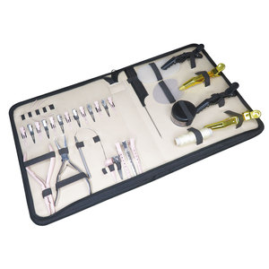 Kit d'outils professionnels de haute qualité en acier inoxydable pour extensions de cheveux, pince à sertir à 2 trous, 12 pinces, outil de séparation mini - Product Image 6