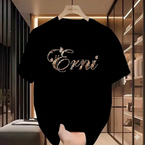 Camisetas de Alta Gama 100% Algodón para Hombre, Impresión DTF Personalizada, Suaves y Cómodas, Estilo Diseñador, Camiseta Casual al por Mayor - Product Image 2