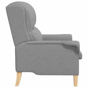 Fauteuil en tissu gris clair 29,92 x 37,01 x 40,16 pouces pour salon - Product Image 5