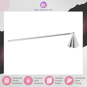 Leaders in Selling High Standard Quality Stainless Steel Candle Snuffer Silver for Home & Church Usage from Indian Supplier - Product Image 5