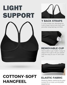 Soutiens-gorge de sport pour femmes, soutien-gorge sans dos et sans bretelles, écologique, à maintien élevé, pour l'entraînement, le yoga et la course à pied, motif rayé - Product Image 3