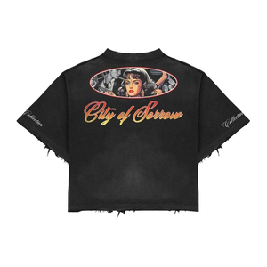 Oversized <b>Vintage</b> Retro T-shirt Hip Hop Streetwear Unisex Cotton <b>Tee</b> with Portrait <b>Graphic</b> Print wholesale clothes casual wears - Product Image 1