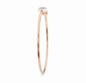 Pulsera Kada con Diamantes Princesa y Marquesa de Doble Talla, Oro Amarillo, Rosa y Blanco de 9kt, 14kt, 18kt, 0.610 Quilates, 34 Diamantes Naturales - Product Image 4