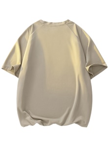 Conjunto de Camiseta y Pantalones Cortos de Verano para Hombre con Logotipo Personalizado OEM, Ropa Deportiva Informal de Algodón Ligero, Conjunto de 2 Piezas, Estilo Urbano, Fitness, Gimnasio - Product Image 3