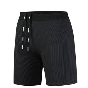 <b>Men</b> Solid Ribbed <b>Compression</b> <b>Shorts</b> Mid Waist Zipper Fly Breathable Woven Polyester/Cotton Cargo Sport Casual Workout Wear - Product Image 2