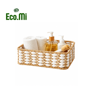 Panier artisanal de haute qualité pour la vente en gros - Prix d'usine - Boîte cadeau 100% tissée à la main en fibre de papier kraft du Vietnam - Product Image 1