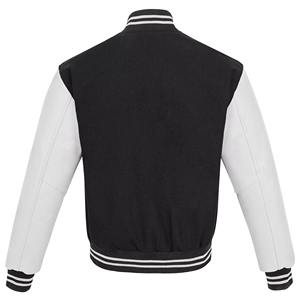 Chaqueta Varsity de Invierno de Alta Calidad con Cuello Alto y Logotipo Frontal Personalizado para Hombre, Estilo Universitario para Exteriores - Product Image 2
