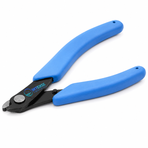 Pince coupante professionnelle de précision pour la découpe de fils, outil manuel pour la fabrication de bijoux, en acier à haute teneur en carbone, poignée bleue - Product Image 1