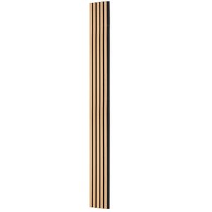 Decorazioni moderne da parete pannelli acustici in rovere chiaro 7.9X94.5 pollici legno a lamelle per un Design d'interni elegante - Product Image 1