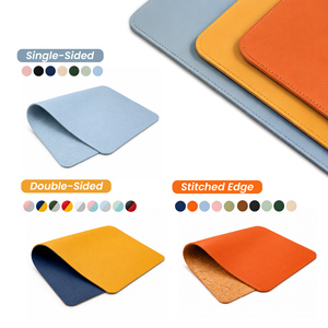 Custom Leather Desk <b>Mat</b> with <b>Large</b> Size Waterproof <b>Mouse</b> Pad For Office Desk - Product Image 3