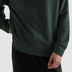 Sweat à capuche unisexe en polyester respirant, couleur unie, coupe oversize, séchage rapide, anti-humidité, personnalisable avec logo, vente en gros - Product Image 3