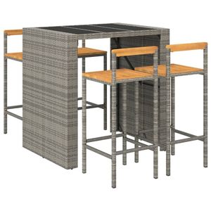 Ensemble de bar de jardin gris - Product Image 3