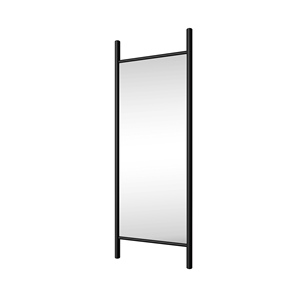 63\"*24\" Solid Wood Rectangular <b>Black</b> <b>Full</b>-<b>Length</b> Wall <b>Mirror</b> for Living Room Bedroom Hanging or Leaning Against the Wall - Product Image 5