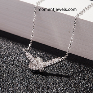 Collier pendentif papillon en argent sterling 925, micro-incrustation de zircon, chaîne à maillons plaquée rhodium pour femme, cadeau - Product Image 2