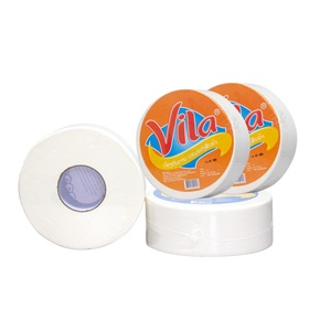 Rouleau de papier toilette en gros, économique, super doux et écologique, fabriqué à partir de pâte recyclée, format 100x105mm, disponible en gros - Product Image 5